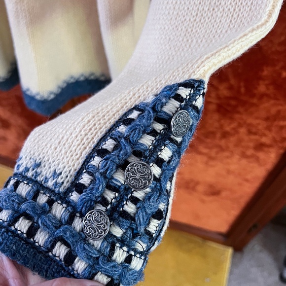 VINTAGE NORDSTRIKK WOOL CARDIGAN SWEATER - Picture 3 of 10